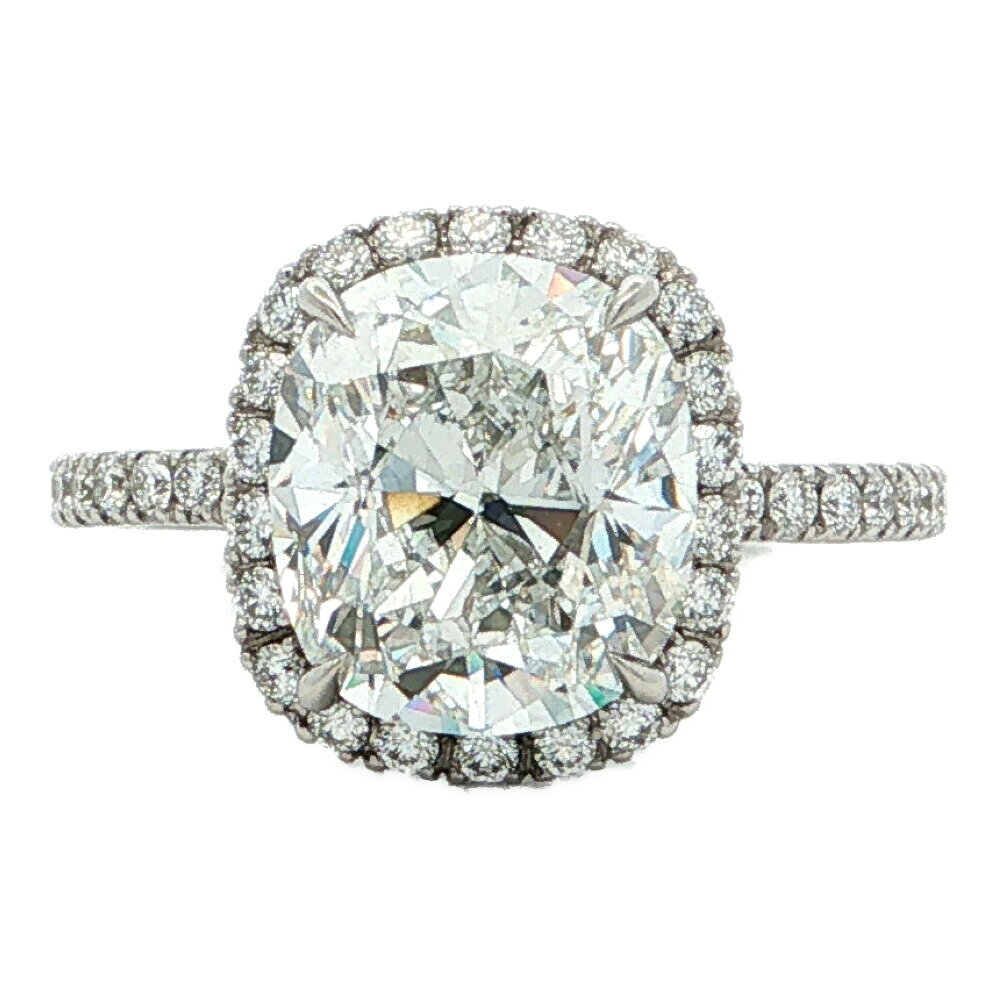 Rakuten - 2.39ct HARRY WINSTON ハリー ウィンストン ダイヤモンド マイクロパヴェリング 指輪 Pt950-2.8g 5.5号 #45.5 プラチナ 【♀】【S】【レディース】/h260507★■612379【中古】