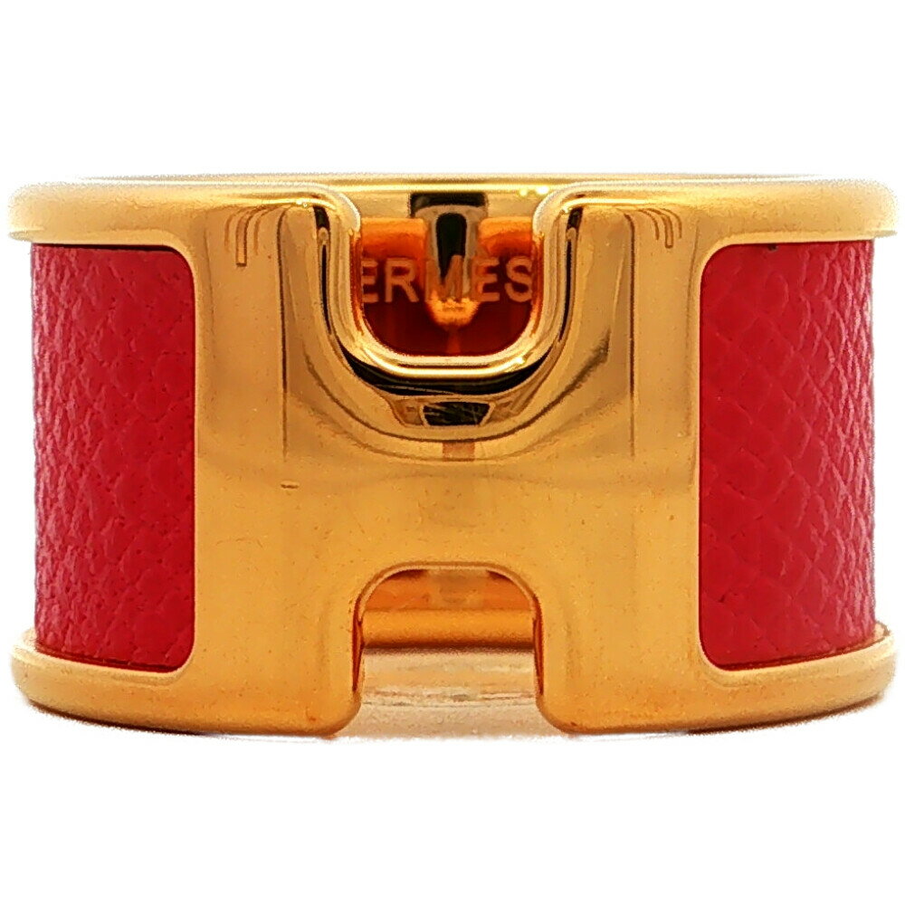 Rakuten - HERMES エルメス オランプリング 指輪 合金メッキ-8.3g 15.5号 #55.5 ピンク 【♀】【S】【レディース】/h260511★■613996【中古】