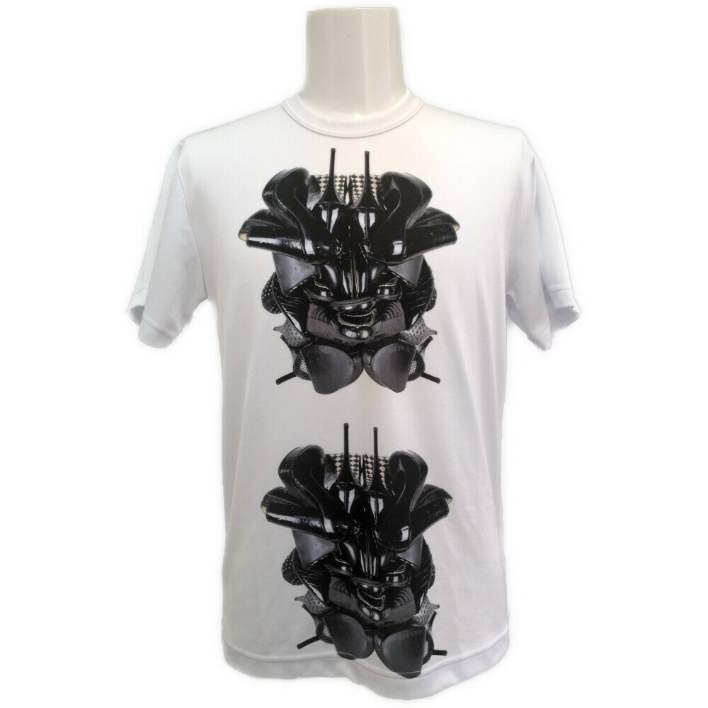 Rakuten - コムデギャルソンオムプリュス プリント 半袖 カットソー Tシャツ トップス PH-T019 S ホワイト COMME des GARCONS HOMME PLUS 【オールシーズン】【♂】【A】【メンズ】/b260512★■613980【中古】