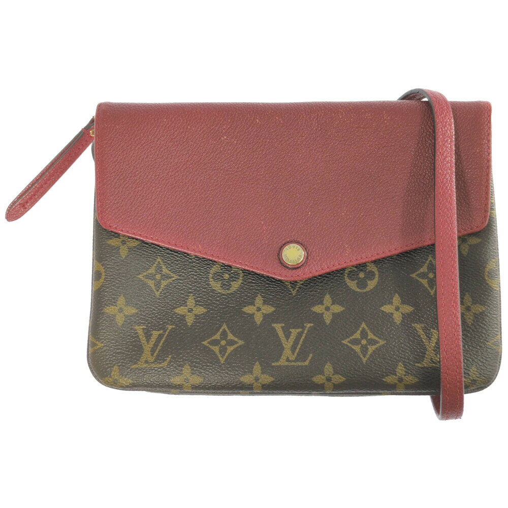 Rakuten - LOUIS VUITTON ルイヴィトン モノグラム トワイス スリーズ ショルダーバッグ M50184 ブラウン【オールシーズン】【B】【メンズ・レディース】/b260518★■614755【中古】