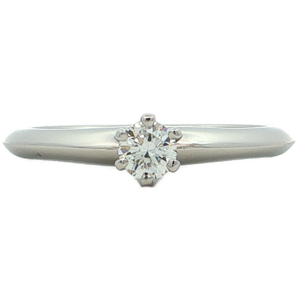 Rakuten - 0.16ct TIFFANY ＆ Co. ティファニー ダイヤモンドリング 指輪 Pt950-4.3g 10号 #50 プラチナ【♀】【S】【レディース】/h260520★■613041【中古】