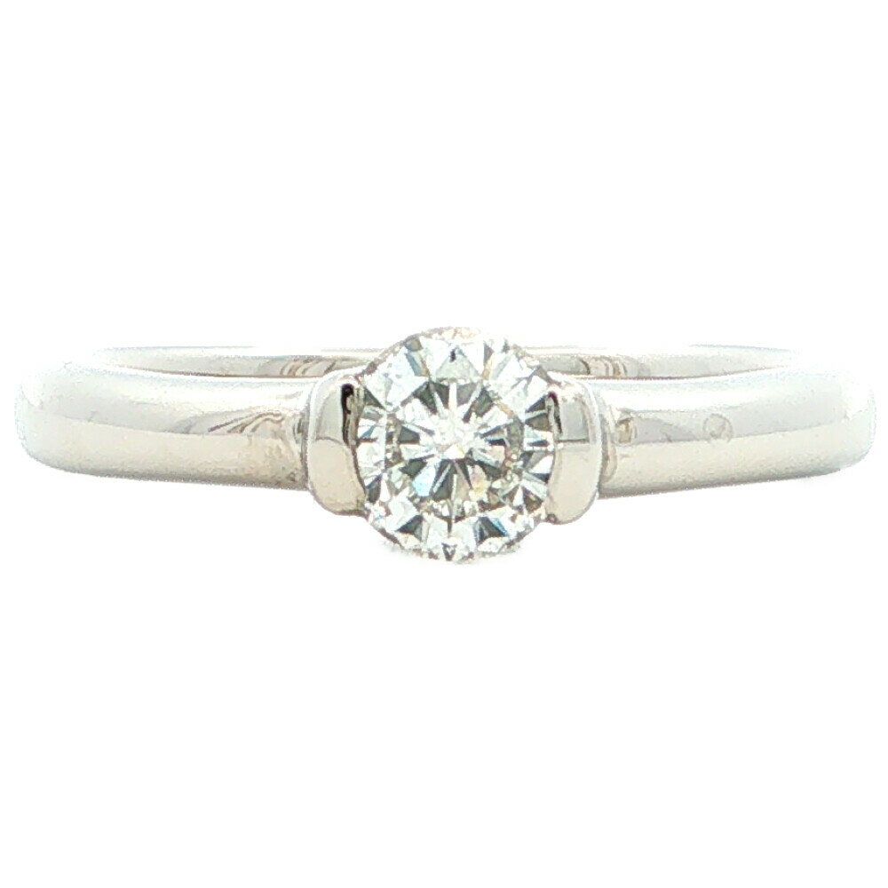 Rakuten - 0.38ct 0.06ct 特別カット 144面ダイヤモンド PurePlatinumリング Pt999/995,1000-3.8g 7.5号 #47.5 プラチナ【♀】【S】【レディース】/h260522★■614450【中古】