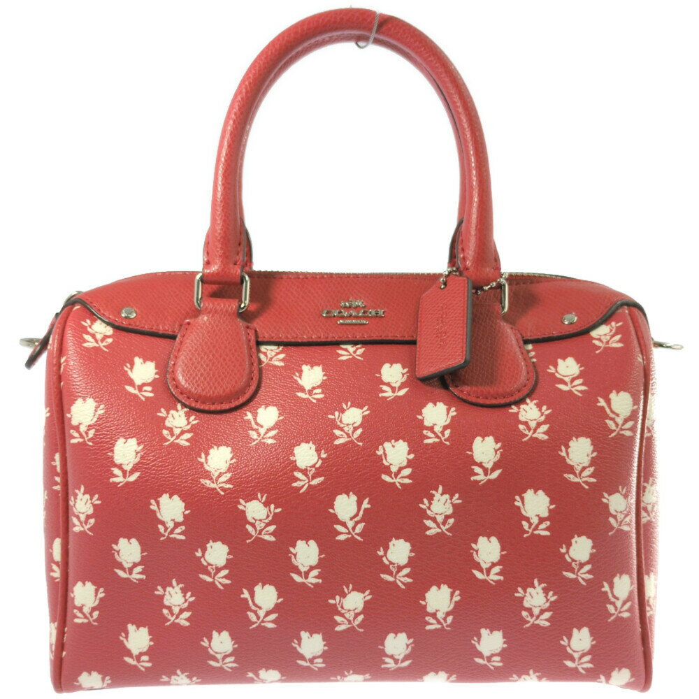 Rakuten - COACH コーチ ハンドバッグ レッド 花 通勤 2way【オールシーズン】【A】【メンズ・レディース】/b260526★■615595【中古】