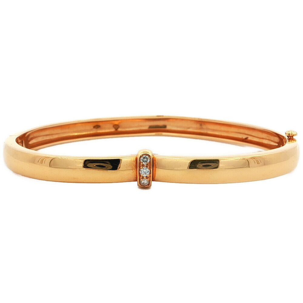 PIAGET ピアジェ ハート ダイヤモンドバングル K18YG/750-18.4g イエローゴールド/h260527★■615908