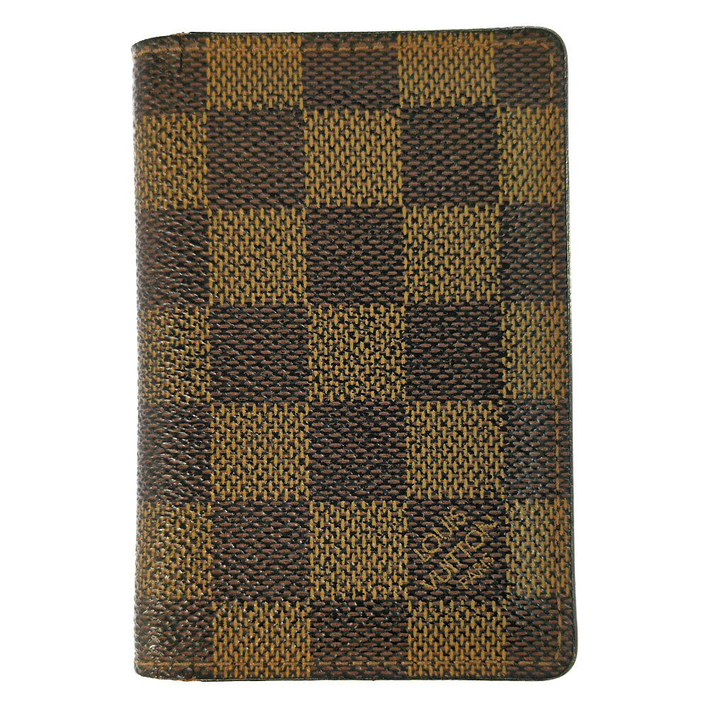 Rakuten - LOUIS VUITTON ルイヴィトン ダミエ エベヌ オーガナイザードゥポッシュ 名刺入れ パス IDケースカードケース N61721 ブラウン【♀】【B】【レディース】/b260603★■616676【中古】