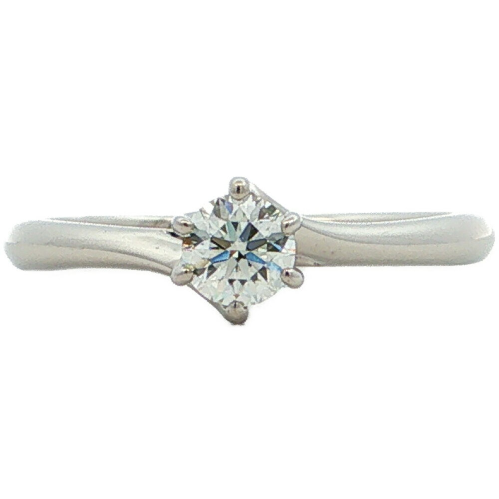 Rakuten - 0.235ct Exelco Diamond エクセルコダイヤモンド シンプルライン ダイヤモンドリング 指輪 Pt950-3.1g 9号 #49 プラチナ【♀】【S】【レディース】/h260608★■615681【中古】