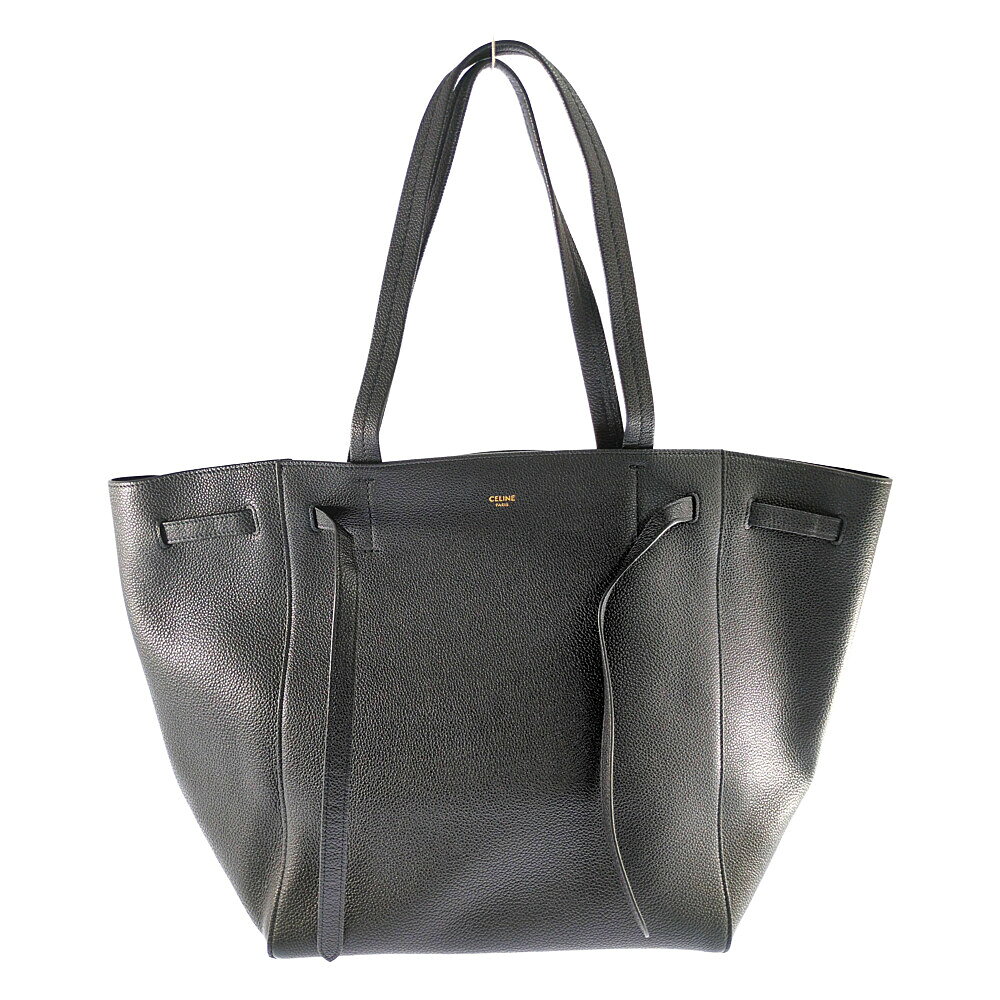 CELINE セリーヌ スモールカバファントム トートバッグ ブラック 通勤 通学【オールシーズン】【A】【メンズ レディース】/b260609★■617113【中古】