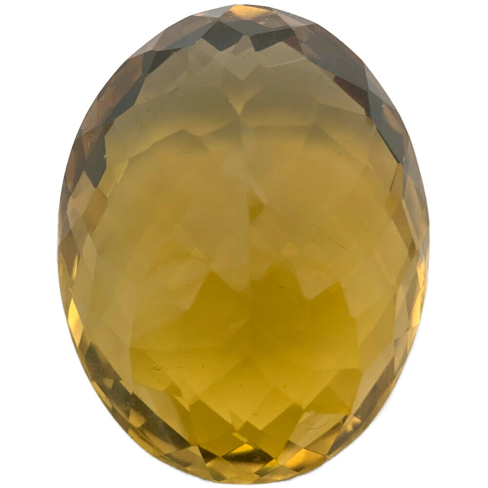 QU140.609ct レモン クォーツ 水晶 ルース Loose ルース イエロー 鑑別書付き【♀】...