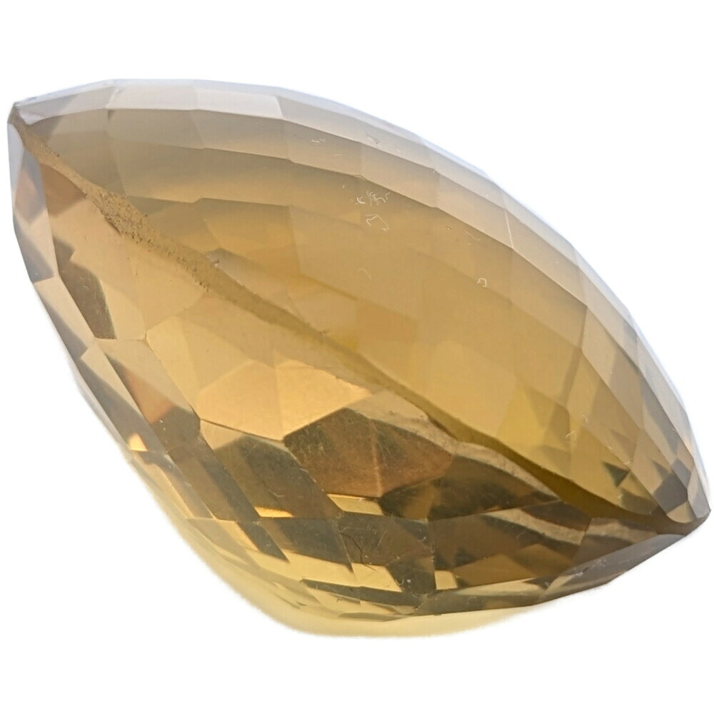 QU140.609ct レモン クォーツ 水晶 ルース Loose ルース イエロー 鑑別書付き【♀】...