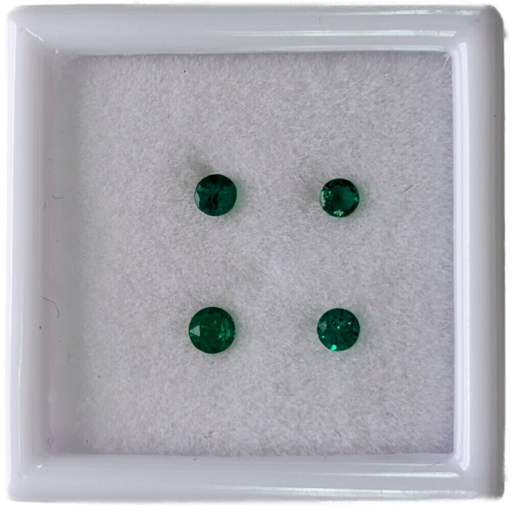 0.22ct 4P コロンビア ジュエリールース エメラルドルース Loose ルース グリーン【♀】【S】【レディース】/h260714★■617608【中古】