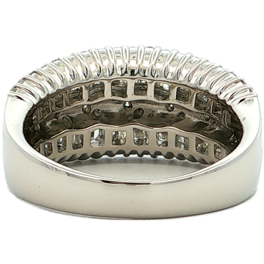 美品 1.64ct ダイヤモンド テーパーカットMXリング 指輪 Pt900-12.0g 15号 #55 プラチナ ♀ N レデ rfstore-10233611 リファスタ サンプル画像3