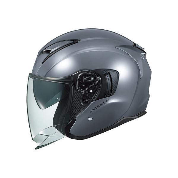 バイク ヘルメット　OGK EXCEED-2　グレー　Mサイズ　JAN　4966094628659