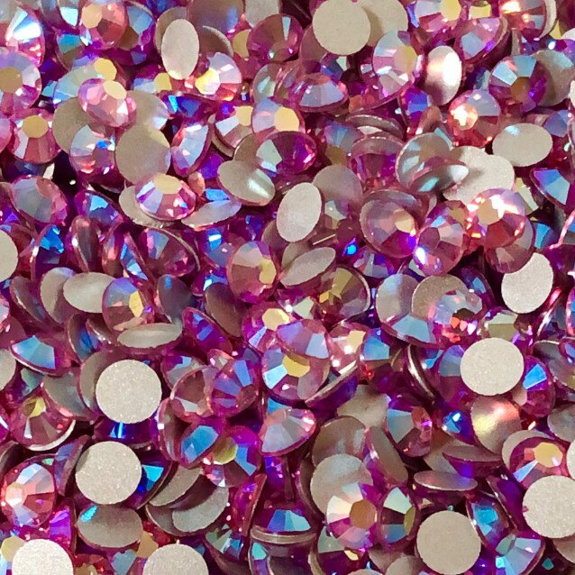 スワロフスキー　swarovski　NHF　ローズAB ラインストーン　2028　SS20サイズ　100個のサムネイル