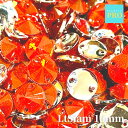 ビジュー ラウンド 円形 リボリ 16mm 10個パック ソーオンストーン ラインストーン 赤 レッド ライトシャム アクリル製 社交ダンス バレエ 新体操 衣装 キラキラ ドレス クリスタルストーン ストーン パーツ フラット