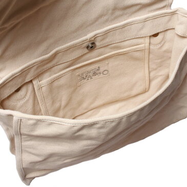 【 ヴァスコ キャンバス メール サコッシュラージ ナチュラル 】 VASCO CANVAS SACOSHE LARGE BAG NATURAL