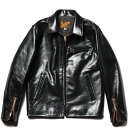 【サイズ46】【 ワイツーレザー ヴィンテージ ホース ライト シングルライダース ジャケット ブラック】 Y'2 LEATHER PR-65 VINTAGE HORSE LIGHT SINGLE RIDERS JACKET size46