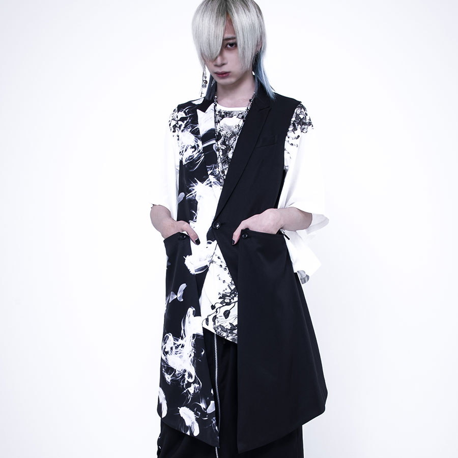 ベスト 大量入荷 ジレ ロング ジャケット テーラード ヴィジュアル系 V系 メンズ レディース ファッション 服 全2色 Civarize 送料無料 Civarize シヴァーライズ ビジュアル系 ロング丈 モード系 きれいめ ホスト 2wayロングジレベスト