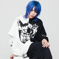 "CIVARIZE【シヴァーライズ】0.1gの誤算コラボバイカラー切り替え袖ZIPスウェット/全1色"【あす楽対応】【返品対象外商品】スウェットヴィジュアル系V系長袖メンヘラ病みメンズレディースモード系ファッション服送料無料