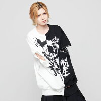 "CIVARIZE【シヴァーライズ】0.1gの誤算コラボバイカラー切り替え袖ZIPスウェット/全1色"【あす楽対応】【返品対象外商品】スウェットヴィジュアル系V系長袖メンヘラ病みメンズレディースモード系ファッション服送料無料