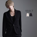 "CV Select【シーブイセレクト】千鳥ニットソーテーラードJKT/全2色"テーラードジャケット メンズ アウター ジャケット お兄系 ホスト系 きれいめ 大人 セットアップ可 M L ストライプ ブラック 黒 送料無料