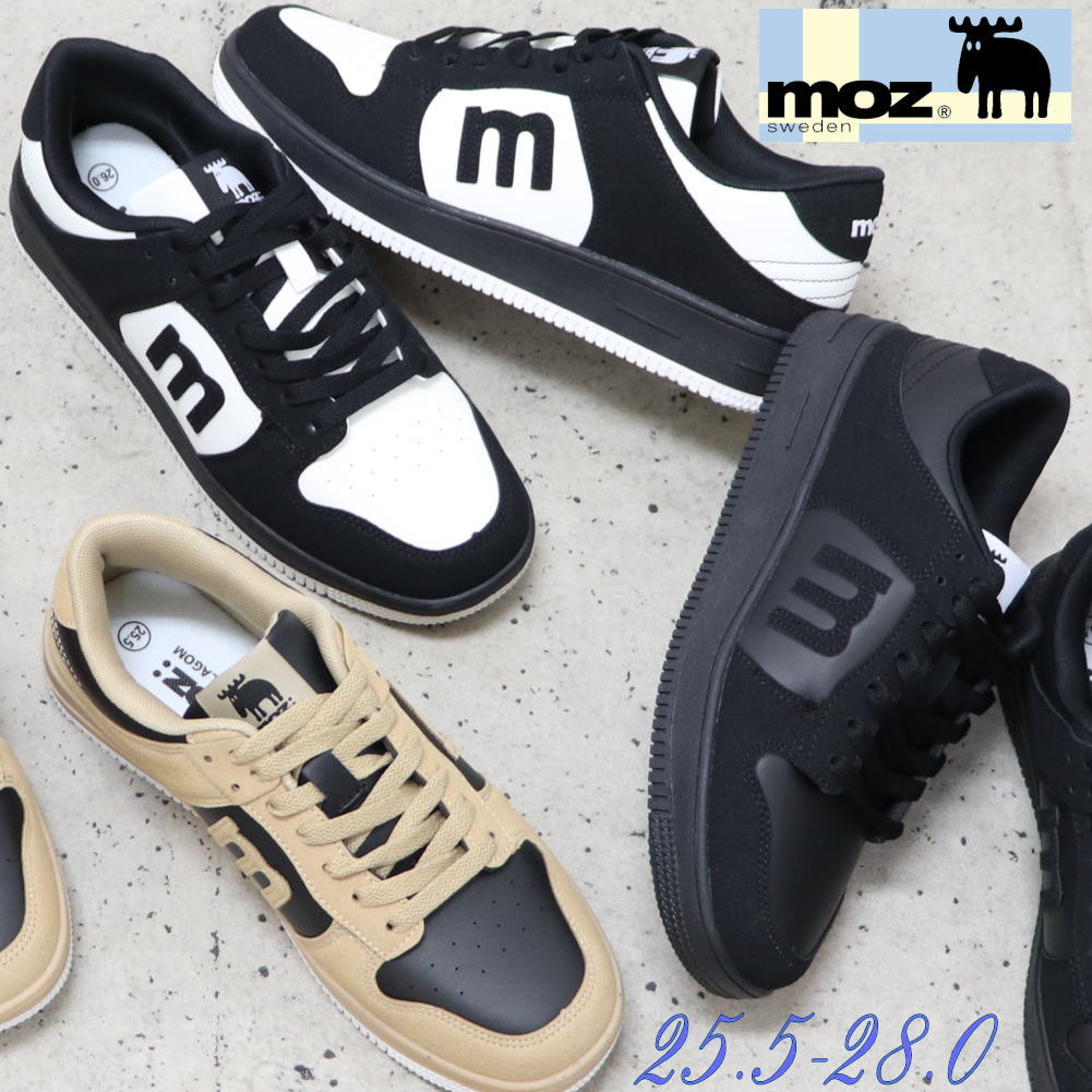Rakuten - 即納 MOZ モズ メンズ スニーカー レースアップ カジュアルシューズ No.11833
