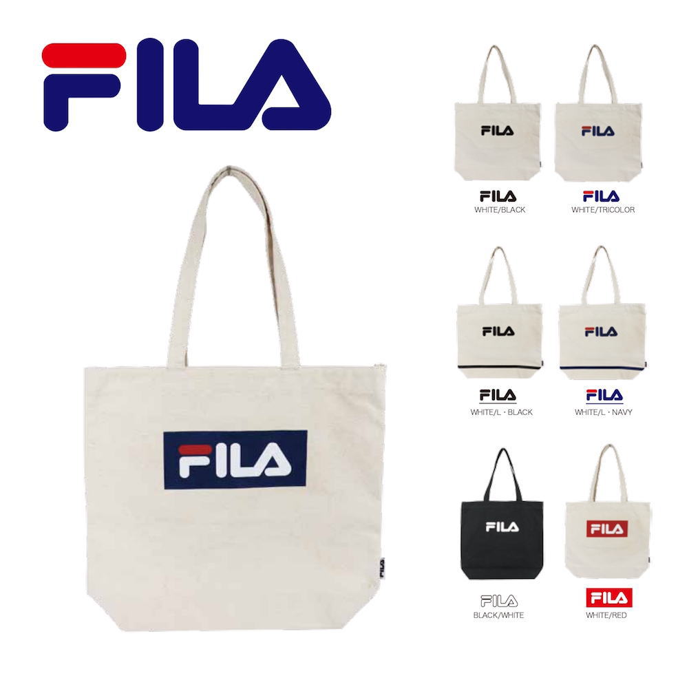 Rakuten - FILA フィラ 帆布トート 軽量 手持ち鞄 トートバッグ 通学 通勤 スポーツ 塾 旅行 FL-0013