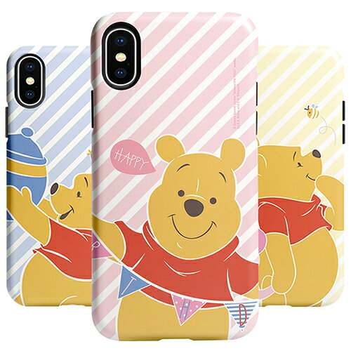 JH ディズニー くまのプーさん パーティー iPhone Galaxy タフ バンパー ケース カバー スマホケース Winnie the Pooh Party