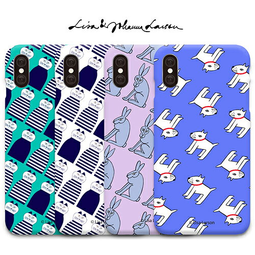 JH リサ・ラーソン パターン iPhone Galaxy スリム ハード ケース カバー スマホケース Lisa Larson Pattern Slim Hard Case Cover