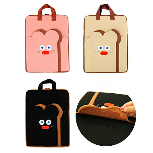 ◎商品名および型番 : Brunch Brother Laptop Pouch for 13ンチ/ノートパソコン ポーチ ケース カバー ◎サイズ : 外径：270x355x20mm 内径：255x344x18mm ◎特徴 : ノートパソコン用ポーチ ◎材質 : Cotton+Polyester+Steel ◎製造元 : romane ◎原産国 : 韓国 ◎PCの設定等の環境の違いにより、実物のカラーに差異が生じる場合があります。