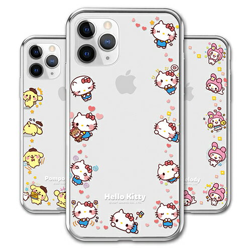 79 サンリオ キューティ サークル iPhone Galaxy 透明ゼリー ケース カバー スマホケース Sanrio Characters Cutie Circle Clear Jelly Case Cover