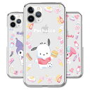 79 サンリオ サークル ハピネス iPhone Galaxy 透明ゼリー ケース カバー スマホケース Sanrio Characters Circle Happiness Clear Jelly Case Cover