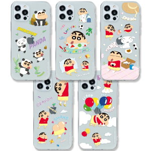 CQ クレヨンしんちゃん 腕白坊主 iPhone Galaxy クリア ゼリー ケース カバー スマホケース Crayon Shinchan Scamp Clear Jelly CASE COVER