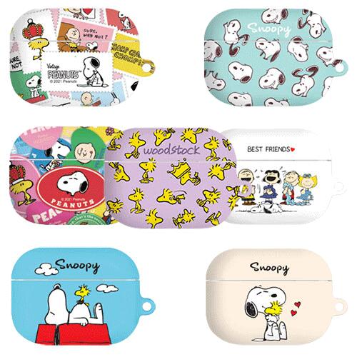 MW ピーナッツ スヌーピー エアーポッズ プロ 第1世代 第2世代 第3世代 ハード ケース カバー PEANUTS SNOOPY AirPods Pro 2nd 1st 3rd Hard Case Cover