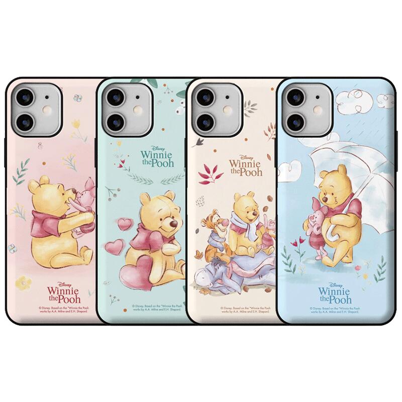 TR ディズニー くまのプーさん ストーリー iPhone Galaxy マグネット カード ドア バンパー ケース カバー スマホケース DISNEY WINNIE THE POOH STORY MAGNET CARD DOOR BUMPER CASE COVER