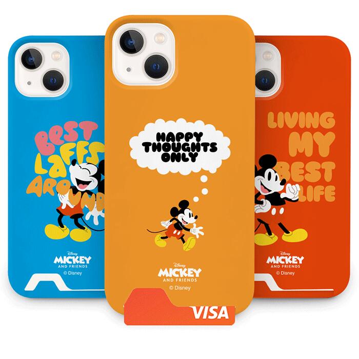 AS ディズニー マスコット iPhone Galaxy アンダー カード ケース カバー スマホケース DISNEY MASCOT UNDER CARD CASE COVER