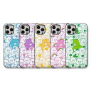 CQ ケアベア ライン パターン iPhone Galaxy マグネット カード ドア バンパー ケース カバー スマホケース CARE BEARS LINE PATTERN MAGNET CARD DOOR BUMPER CASE COVER カード2枚が収納できる実用性 ミラーが入っております。