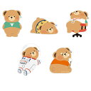 SI TEDDY ISLAND テディアイランド デブくま アクリル スマホスタンド かわいい スマホグリップ グリップホルダー スマホリング シンプル スタンド ホルダー 落下防止 携帯スタンド スマホ グリップスタンド