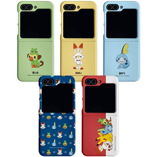 CQ ポケットモンスター ソード・シールド ギャラクシー Z フリップ 5 ハード ケース カバー スマホケース Pokémon Sword and Shield Galaxy Z Flip 5 SLIM HARD CASE COVER