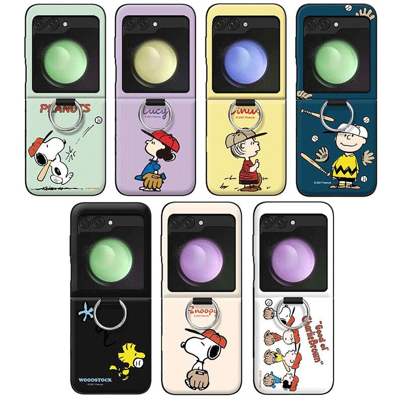 MW ピーナッツ スヌーピー S2 ギャラクシー Z フリップ 3 4 5 6 マグネット ドア バンパー ケース カバー スマホケース PEANUTS SNOOPY S2 Galaxy Z Flip 3 4 5 6 MAGNETIC CARD DOOR BUMPER CASE カード2枚が収納できる実用性 ミラーが入っております。