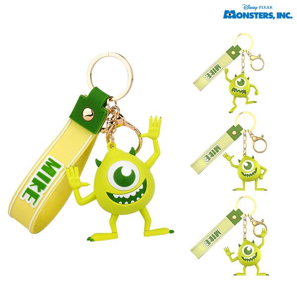 S2 ディズニー ピクサー モンスターズ・インク マイク フィギュア キーホルダー キーリング DISNEY PIXAR MONSTER INC MIKE FIGURE KEY RING KEY HOLDER