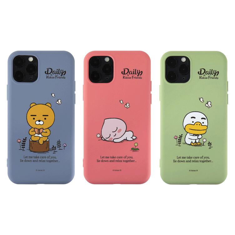 카카오프렌즈 iPhone Galaxy 데일리 소프트 케이스 커버 스마트폰 케이스 KAKAO FRIENDS DAILY SOFT CASE COVER TZ