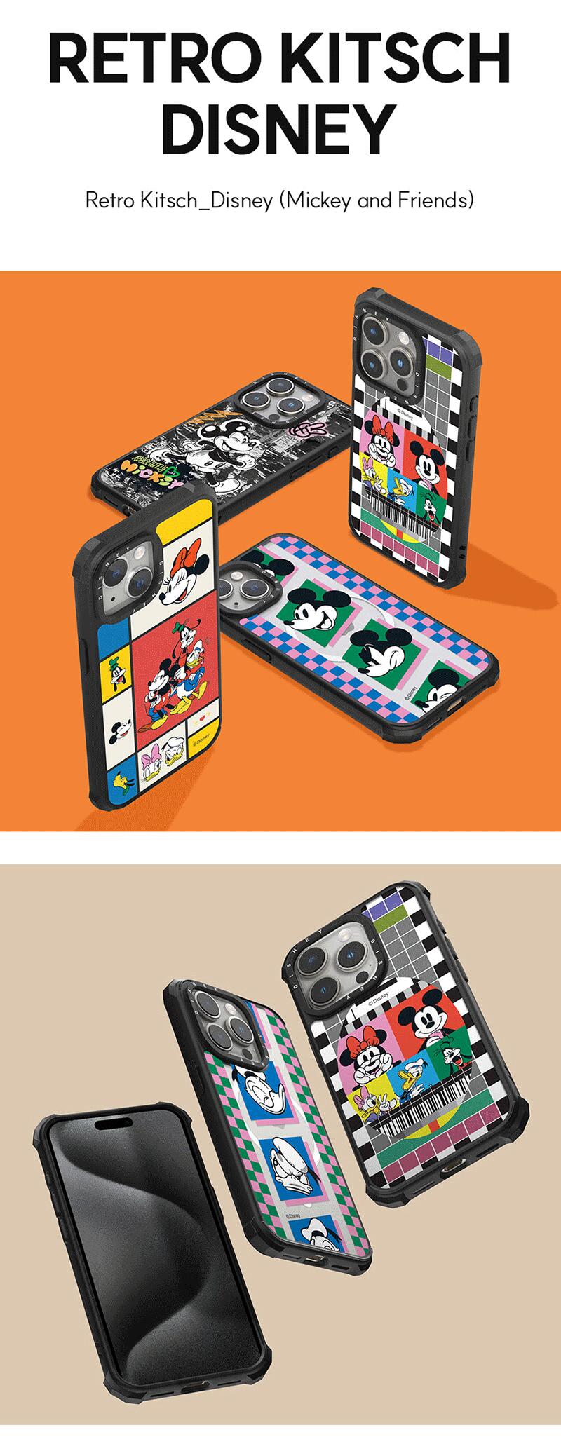 ディズニー iPhone Galaxy レトロ キッチ ミッキーアンドフレンズ インパクト ゼロ...