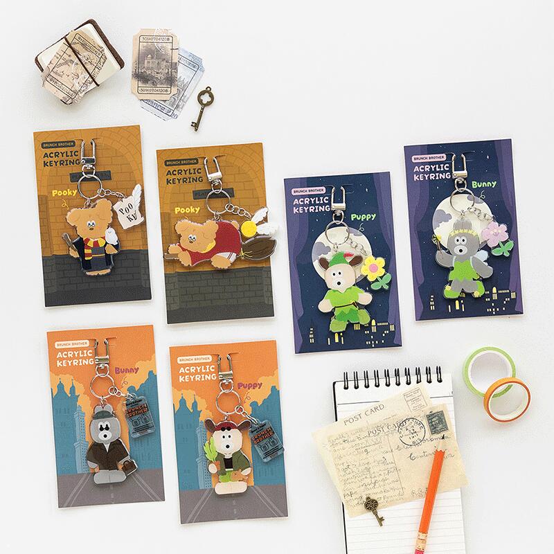 ロマネ ブランチ ブラザー アクリル キーホルダー キーリング ver ムービー ROMANE BRUNCH BROTHER ACRYLIC KEY RING KEY HOLDER ver MOVIE RO