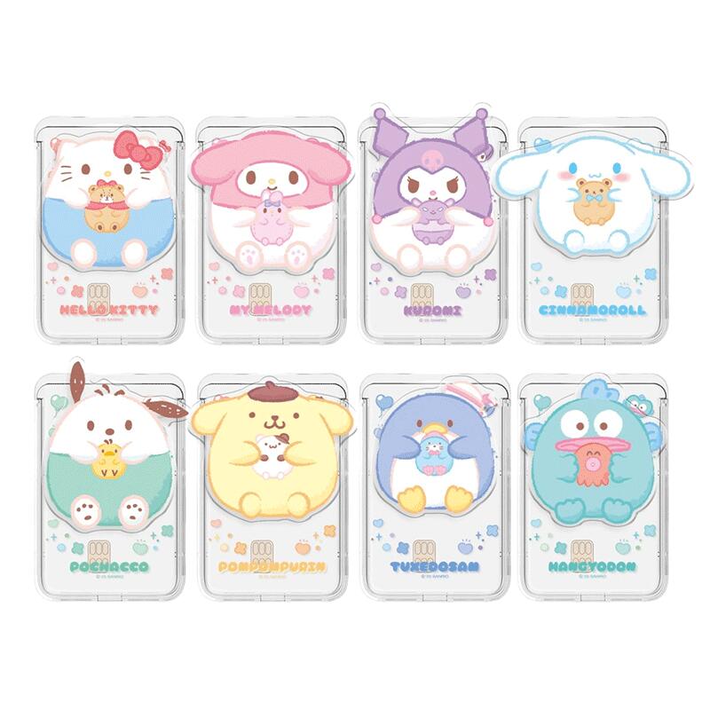 サンリオ ファニー まる スマホグリップ Magsafe 対応 スライド カード ウォレット SANRIO FUNNYMARU SMART GRIP MagSafe Slide Card Wallet スマホスタンド かわいい グリップホルダー スマホリング シンプル ホルダー 落下防止 携帯スタンド スマホ グリップスタンド TR