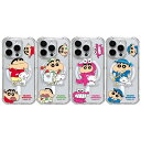 クレヨンしんちゃん デュオ iPhone Galaxy MagSafe 対応 防弾 透明 スマホグリップ ケース カバー スマホケース CRAYON SHINCHAN DUO MagSafe SMART GRIP Gell Hard Case Cover 強力磁石仕様 スマホグリップ ホルダー 落下防止 CQ
