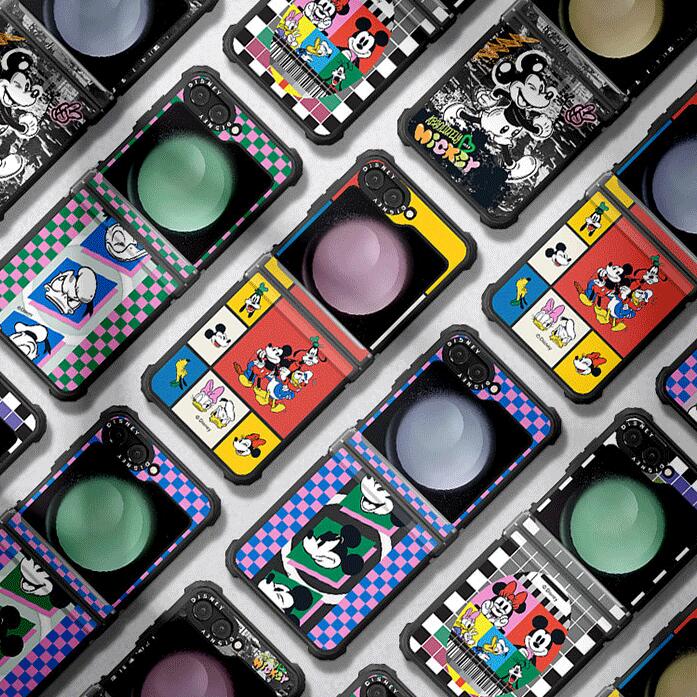 ディズニー レトロキッチ ミッキーアンドフレンズ ギャラクシー Z フリップ 5 6 7 ヒンジ保護 MagSafe対応 ケース カバー スマホケース DISNEY RETRO KITCH MICKEY AND FRIENDS Galaxy Z Flip 5 6 7 Hinge protection MagSafe CASE COVER SI