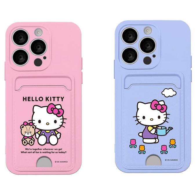 サンリオ ハローキティ ストーリー パステル iPhone Galaxy カード ゼリー ケース カバー スマホケース SANRIO HELLO KITTY STORY PASTEL CARD JEL