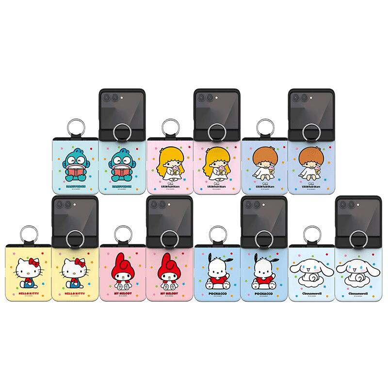 サンリオ ギャラクシー Z フリップ 7 ウイークエンド マグネット ドア バンパー ケース カバー スマホケース SANRIO WEEKEND Galaxy Z Flip 7 MAGNETIC CARD DOOR BUMPER CASE TR