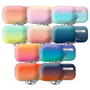 TR ソリッドグラデーション エアーポッズ プロ 第1世代 第2世代 ハード ケース カバー SOLID GRADATION AirPods Pro 1st 2nd Hard Case Cover 便利なリング付き