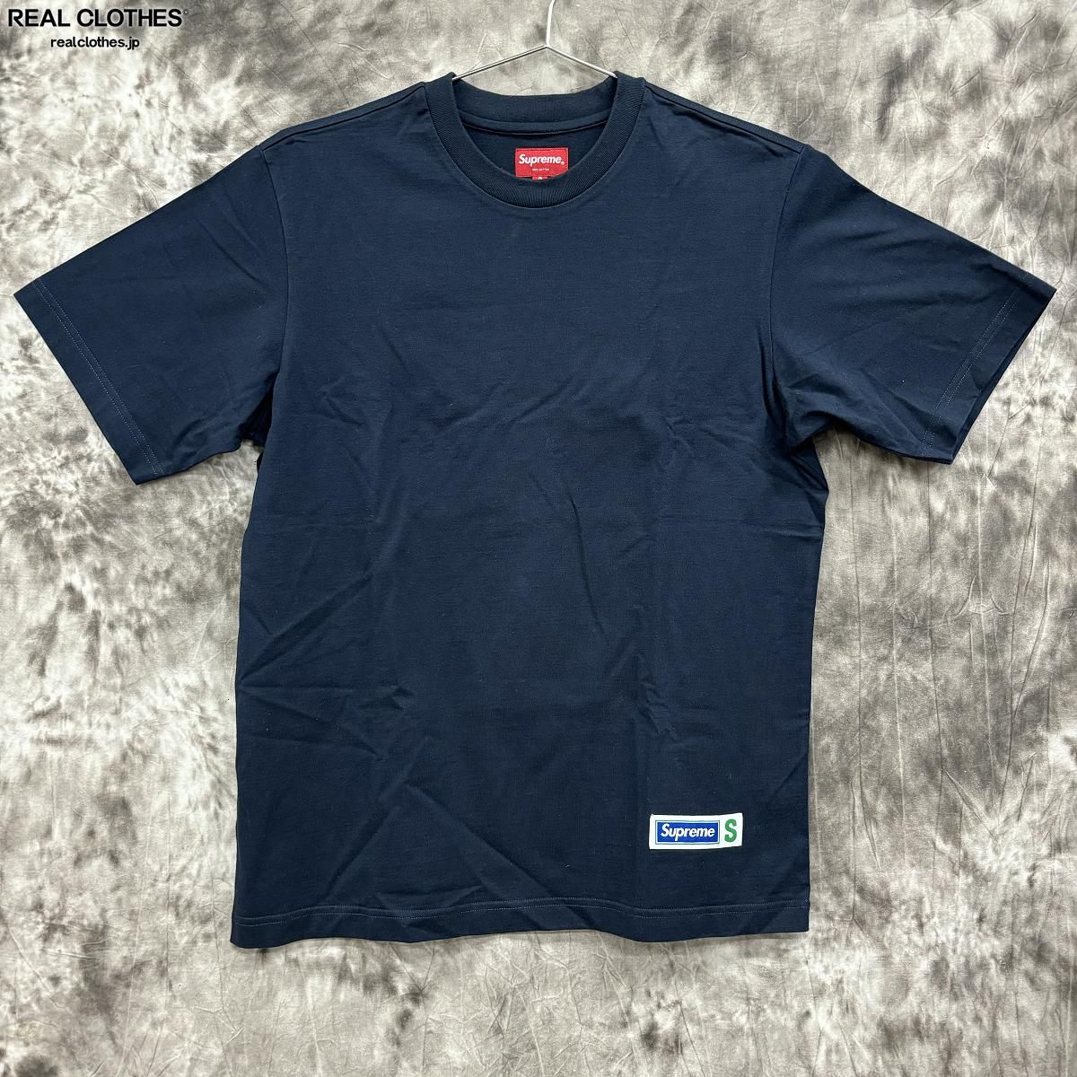 【中古】Supreme/シュプリーム Athletic Label Tee/アスレチックラベル/半袖Tシャツ/ネイビー/S